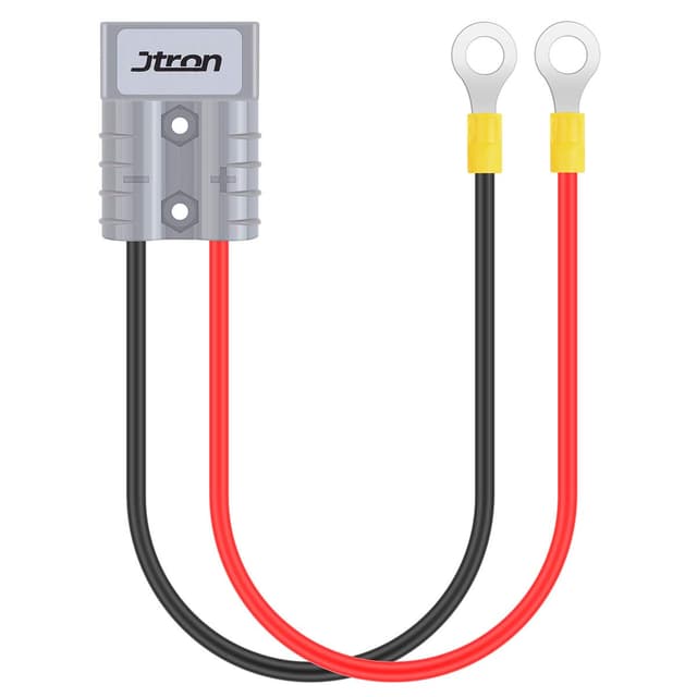 🔌 Jtron Schnellanschluss Auto 50A 600V Batterie Schnelltrennstecker für Anhängerwinde (Turn-O-Connector) 🔌