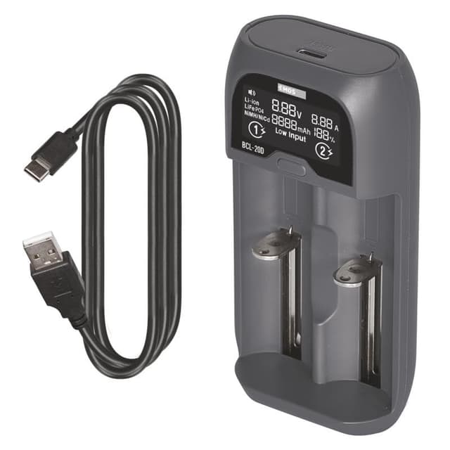 EMOS universales Batterie-Ladegerät N9221 mit Smart-Funktionen 🚀