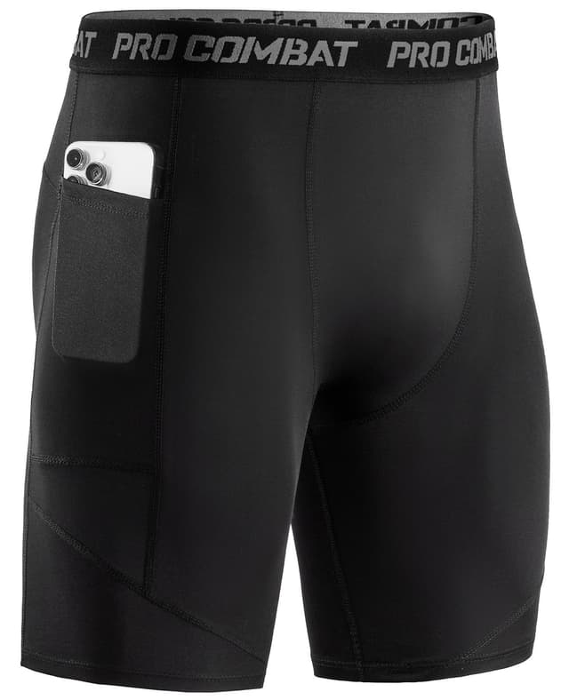 🔥 Angebot: Niksa 1 oder 3 Pack Herren Kompressionsshorts XL Schwarz