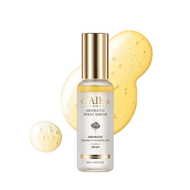 🌿 d'Alba Italian weiß Truffle First Aromatic Spray Serum 🌸 Feuchtigkeitsspendendes Antioxidatives Gesichtsspray 🌺 Veganes für Elastizität und Feuchtigkeit