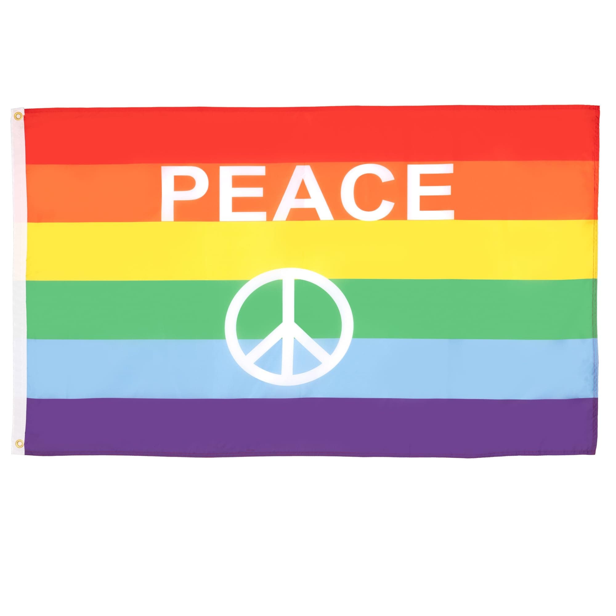 🌈🕊️ AZ FLAG - Flagge Regenbogen Symbol Frieden - 150x90 cm - Peace Fahne 🕊️🌈