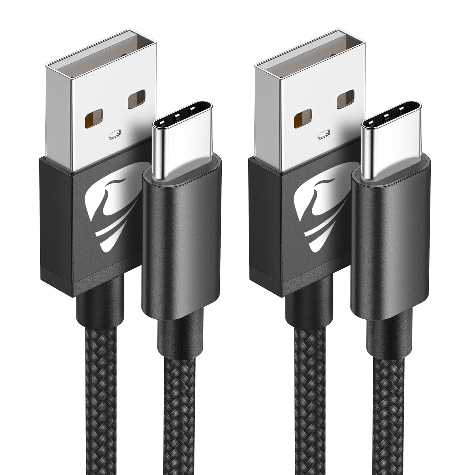 🔋📱 USB C Kabel [2 Stück 2m] 3.1A Ladekabel USB C Nylon Typ C Schnellladekabel