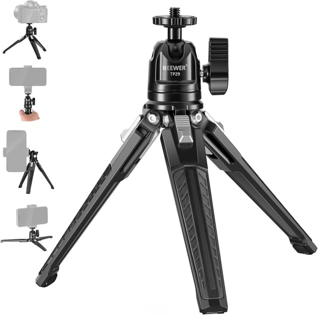📸🔥 NEEWER Mini Tischstativ aus Metall mit 360° Kugelkopf 🔥📸