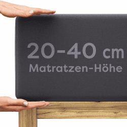 🛏️ Wolkenfeld Boxspringbett Spannbettlaken 180x200cm bis 200x220cm - Premium Baumwoll Bettlaken