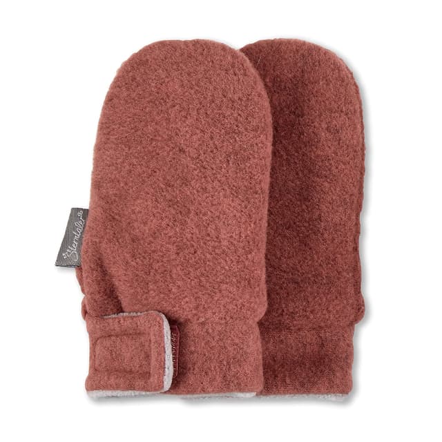 🌟 Sterntaler Unisex Baby Fäustlinge Fleece Fäustel 1 Rot Meliert 🧤