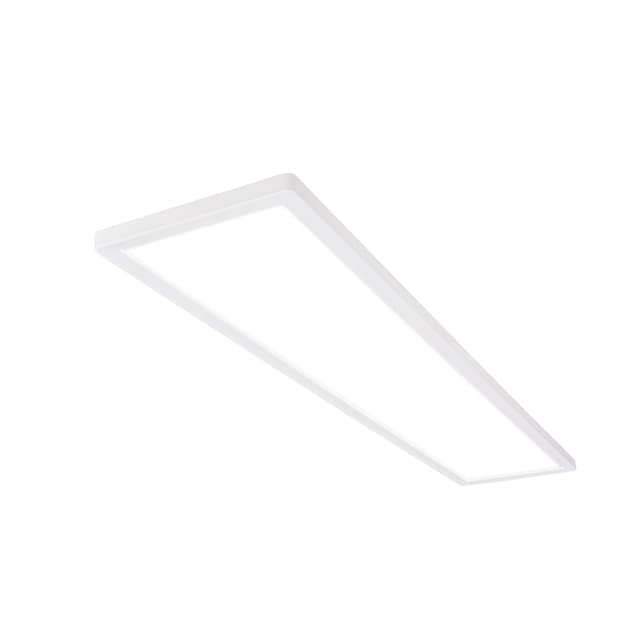 BRILONER - LED Deckenlampe 98cm mit indirektem Licht, 3 cm flach, 36W, 4800lm, neutralweißes Licht, Lampe, Deckenleuchte, Wohnzimmerlampe, LED Panel, Küchenlampe, Deckenbeleuchtung, 98x20x3 cm, Weiß Eckig 98 cm Weiß 🌟