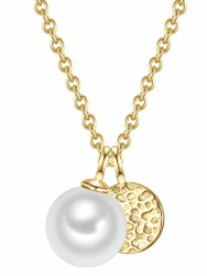 Valero Pearls Damen Kette aus 925/- Sterling Silber mit Süßwasser-Zuchtperle