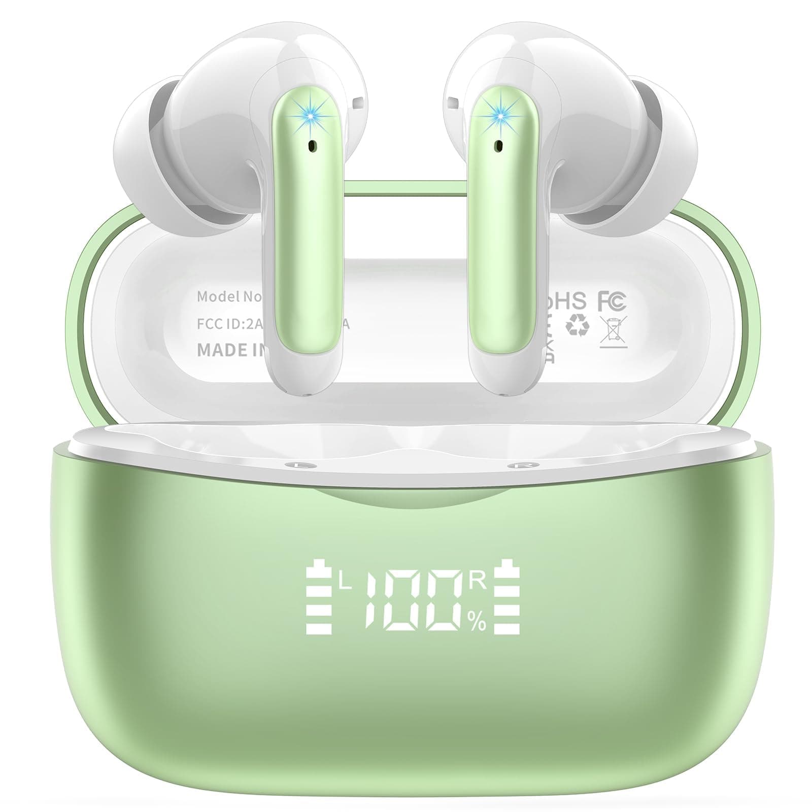 🎧 Bluetooth Kopfhörer: Kabellos, HiFi Stereo, 4 ENC Noise Cancelling Mic