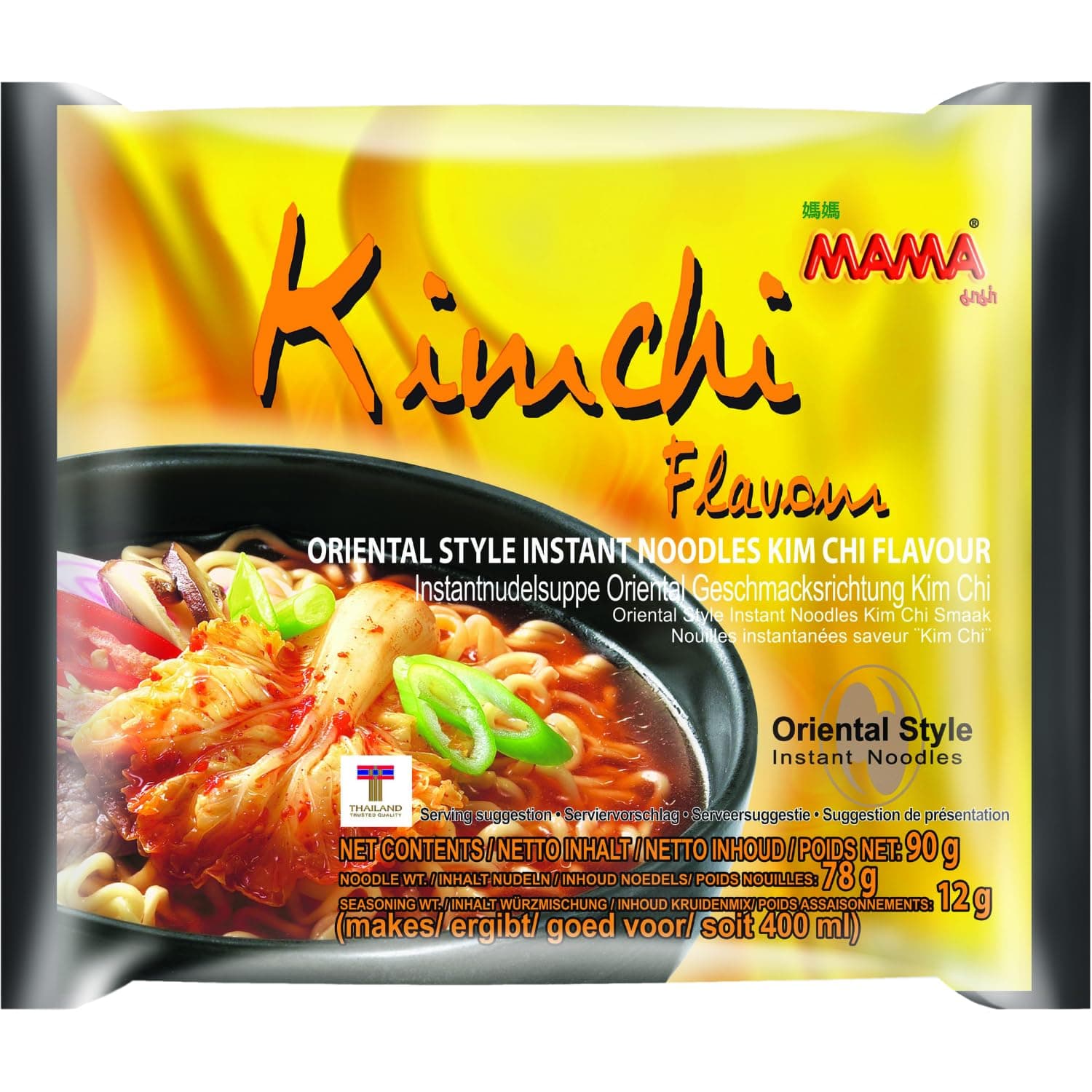 🍜 MAMA - Instant Nudeln Kimchi - (1 X 90 GR) | Angebotspreis: 1.66€