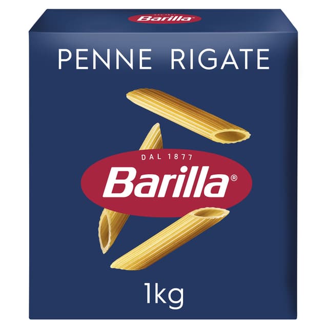 🍝 Barilla Pasta Klassische Penne Rigate n.73 aus hochwertigem Hartweizen immer al dente (1 x 1 kg) 1er Pack - Deal!