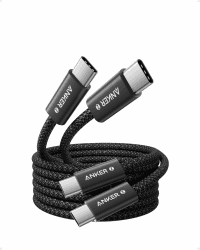 🔋📱 Anker USB C auf USB C Kabel [2 Stück 1,8m] 240W - Schwarz 🌟