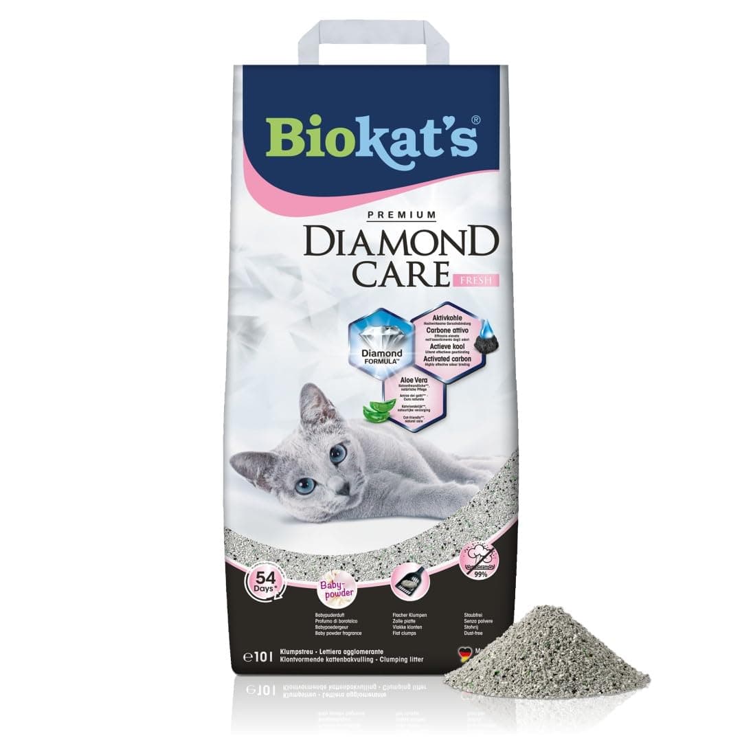 Angebot: Biokat's Diamond Care Fresh Katzenstreu mit Babypuder-Duft 🐱🌿