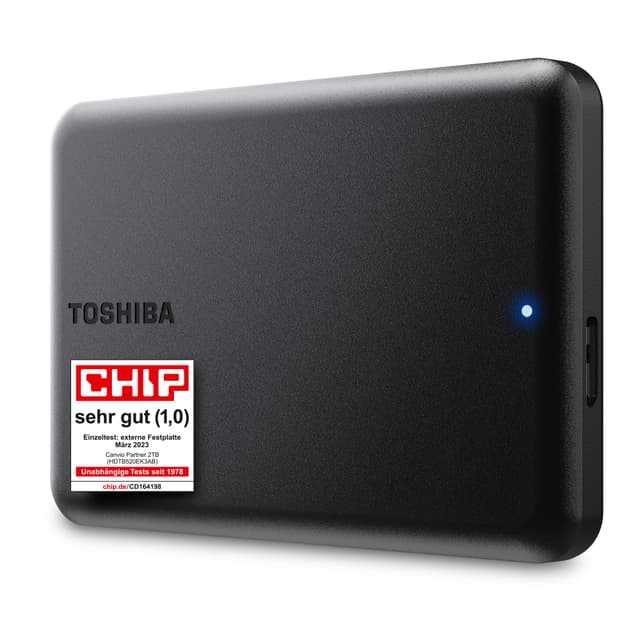 🚀 Toshiba Canvio Partner 2TB Externe Festplatte - Speichern Sie mehr!