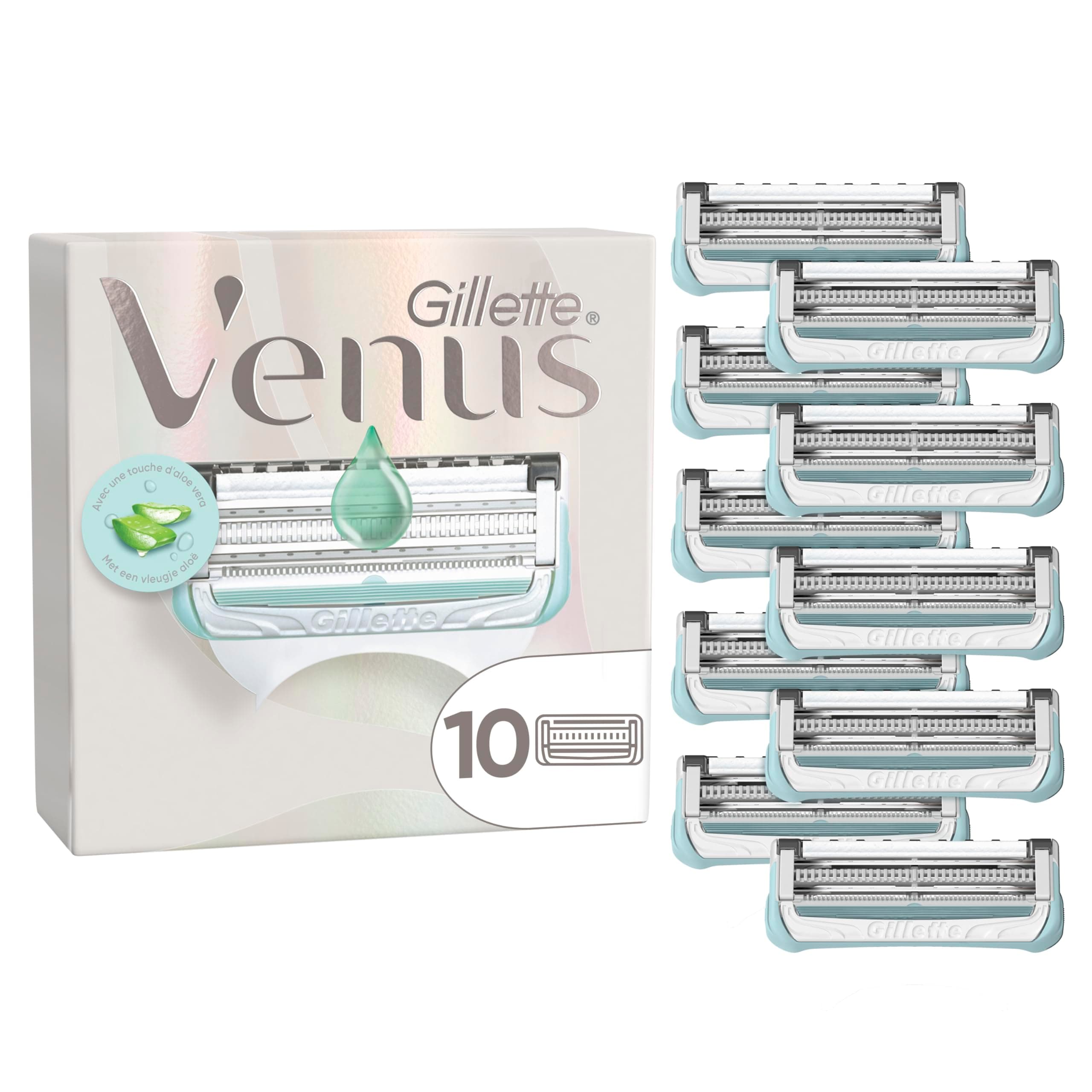 🌸🪒 Gillette Venus Damenrasierklingen, 10 ORIGINAL Ersatzklingen für den Intimbereich 🪒🌸