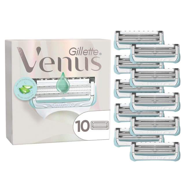 🌸🪒 Gillette Venus Damenrasierklingen, 10 ORIGINAL Ersatzklingen für den Intimbereich 🪒🌸