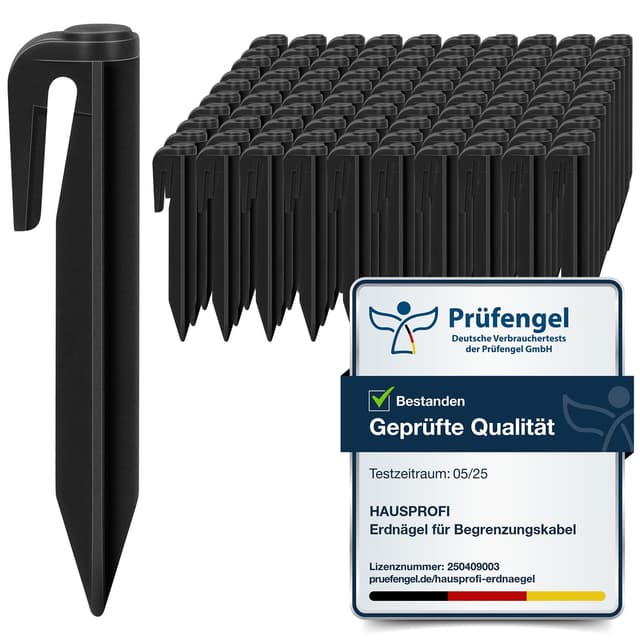 Sonderangebot: 300er-Set Erdnägel für Mähroboter Begrenzungskabel 🌿