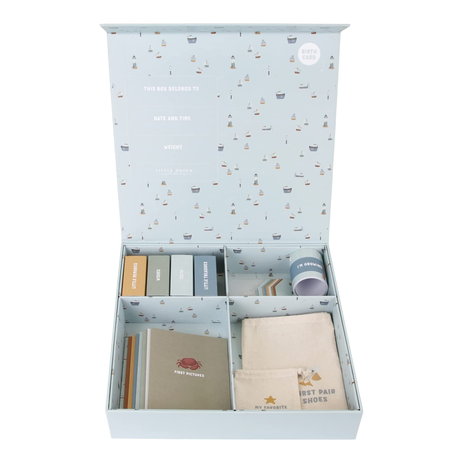 🌊 Little Dutch 4749 Erinnerungsbox - Sailors Bay blau 🌟