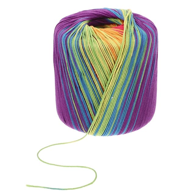 EXCEART Wasser-Su HäKelgarn Baumwolle Regenbogenfarben 🌈 Multifunktionales Strickgarn FüR Diy-Handarbeiten 🧶