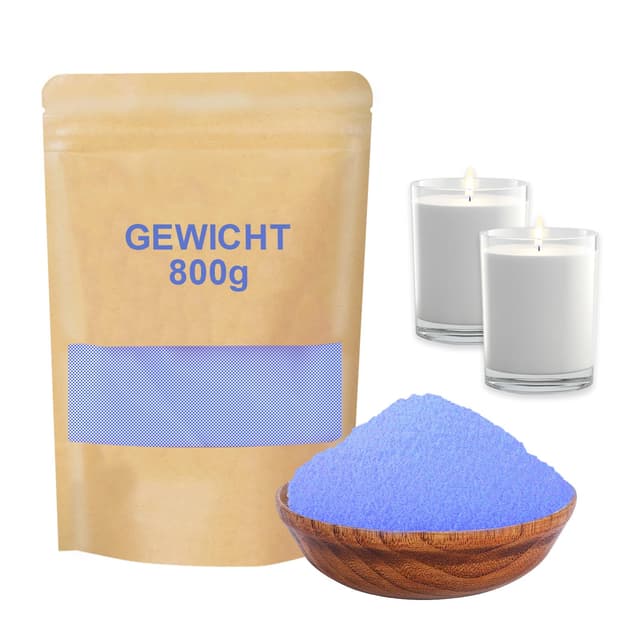 🕯️ DSYZWEE Perlsandwachs 800g Kerzenwachs mit Docht