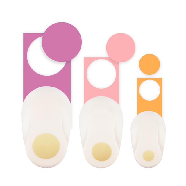 🎨 Vaessen Creative Stanzer Set Kreis, 8, 16 und 25 mm, 3 Stück