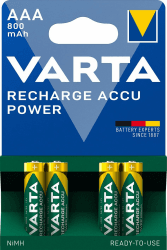 🔋😍 Super Deal! VARTA RECHARGE ACCU Power AAA 800mAh Blister 4 für nur 7.71€