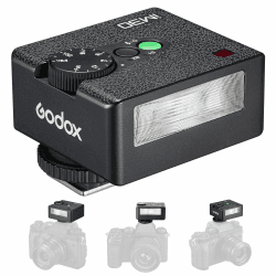 Angebot: Godox iM30 Mini Kamera Blitz,GN15 mit 7-Stufen Flash Power,CCT 6500K±200K