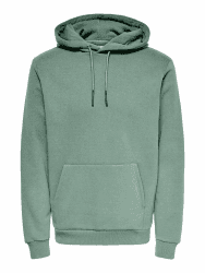 SALE: ONLY & SONS Herren Kapuzenpullover ONSCERES Sweatshirt M Pastell-grün 🛍️ Angebot bei HelloDeals