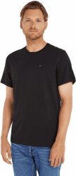 Tommy Jeans Herren T-Shirt Kurzarm Original Slim Fit L Black (Tommy Black) 🖤 Angebot bei HelloDeals