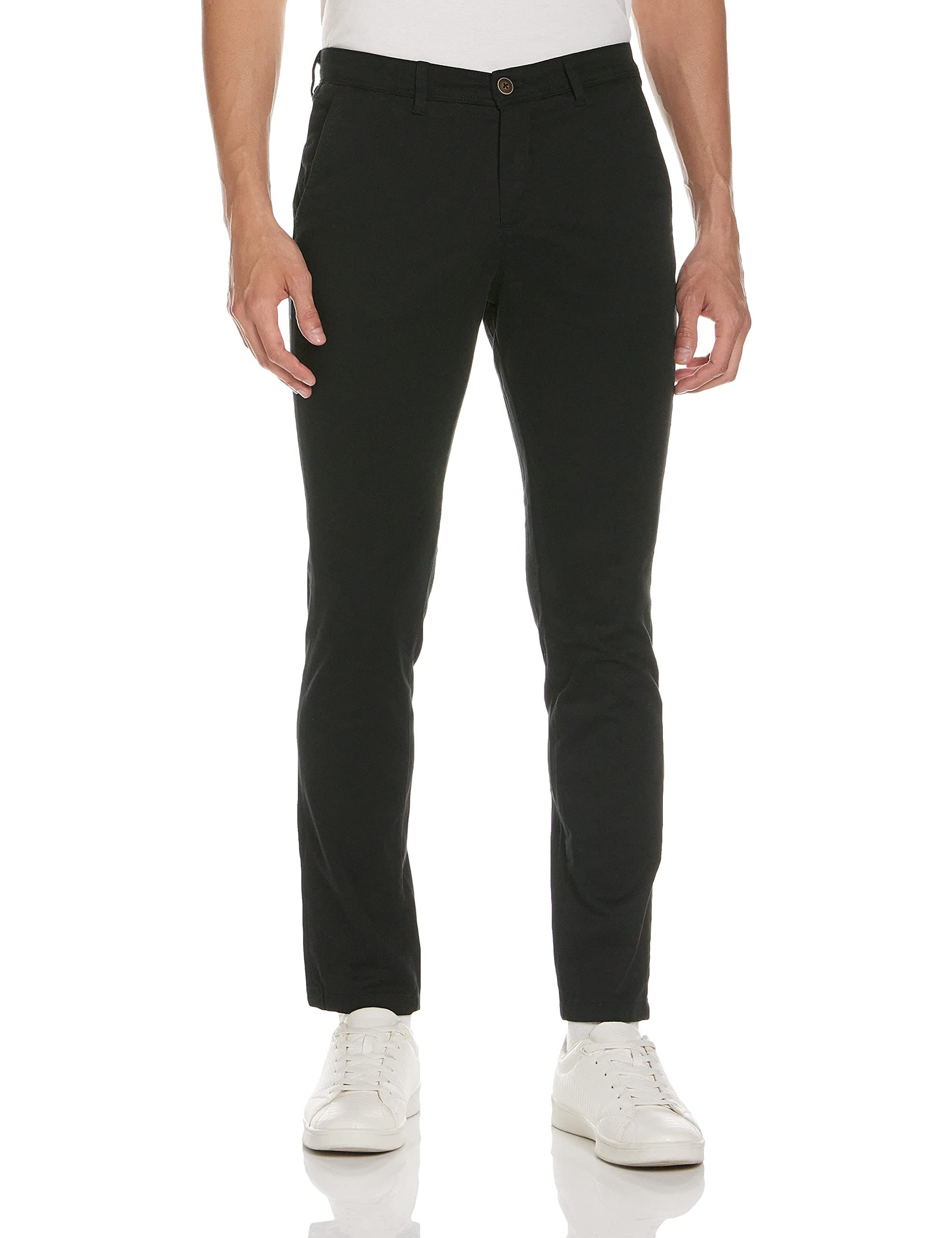 JACK & JONES Herren Chino Hose Slim Fit Schwarz 😎👖