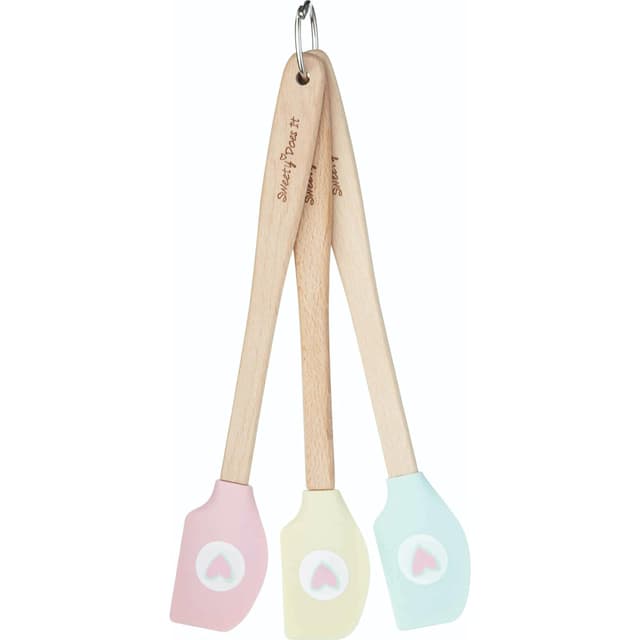 🍰 KüchenCraft Sweetly Does It Mini Spatulas, 3er Set 🍳