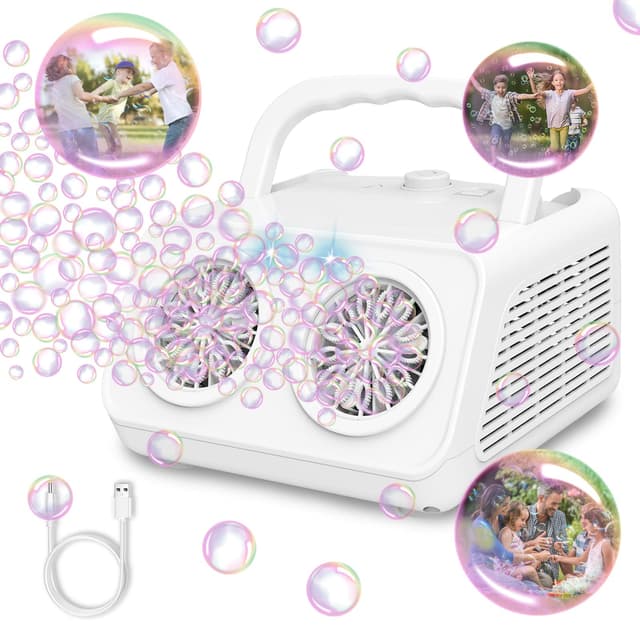 PANACARE 2.0 Automatische Seifenblasenmaschine 🌟 Tragbar Professional Bubble Machine