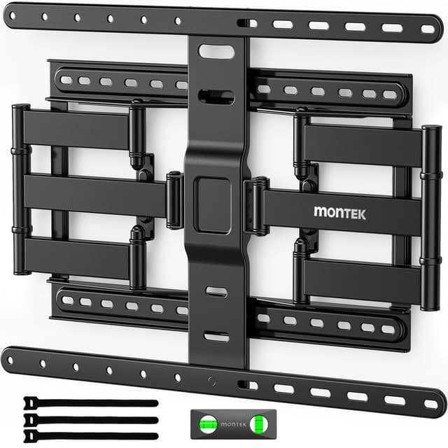 📺 MonTEK Ultra Slim TV Wandhalterung Schwenkbar für 43-90 Zoll Fernseher