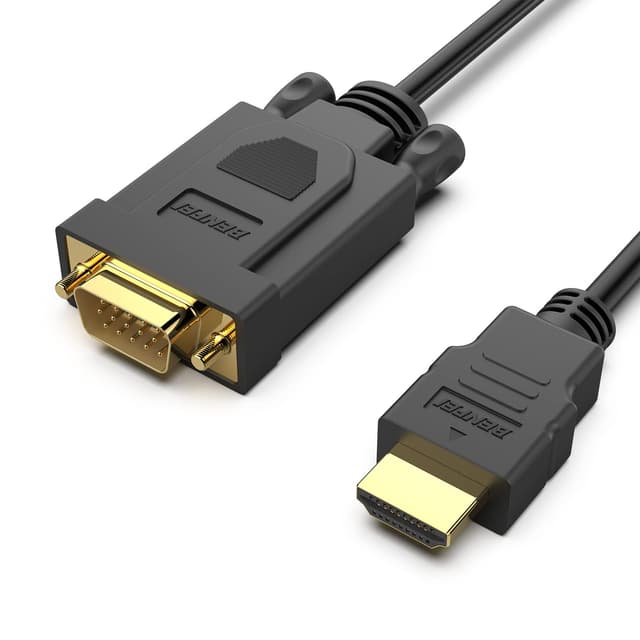 BENFEI HDMI auf VGA Kabel, vergoldet, HDMI auf VGA, 3 m (Stecker auf Stecker)