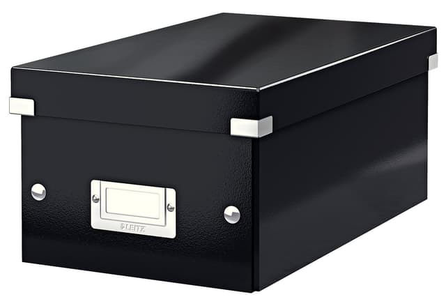 Leitz Click & Store Aufbewahrungsbox - Schwarze DVD-Aufbewahrung 📦🖤