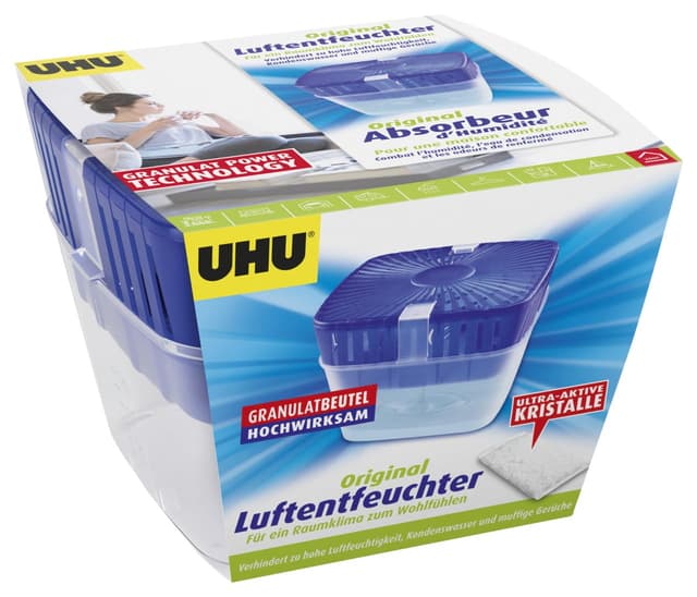 🌬️🔝 UHU Luftentfeuchter Original + Nachfüll-Beutel 450g Angebot! 🌟