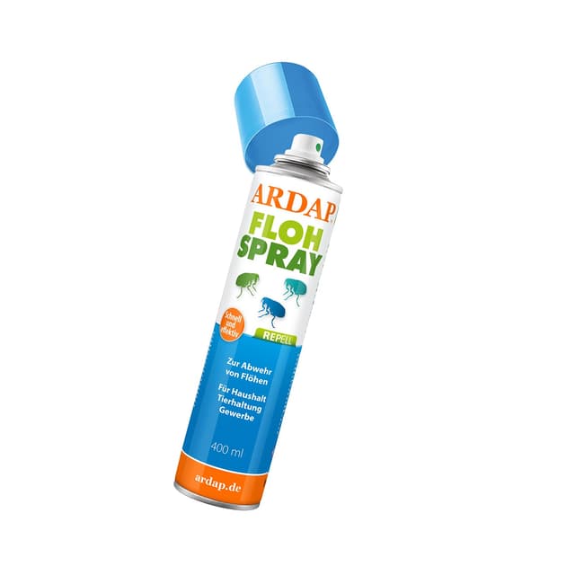 🐜🚫 ARDAP Repell Flohspray für Wohnung und Möbel 400ml - Schnell & effektiv 🌿