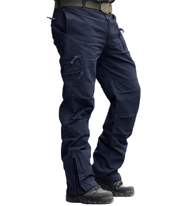 👖 MAGCOMSEN Herren Cargo Hose Baumwolle Outdoor Hose mit 8 Taschen