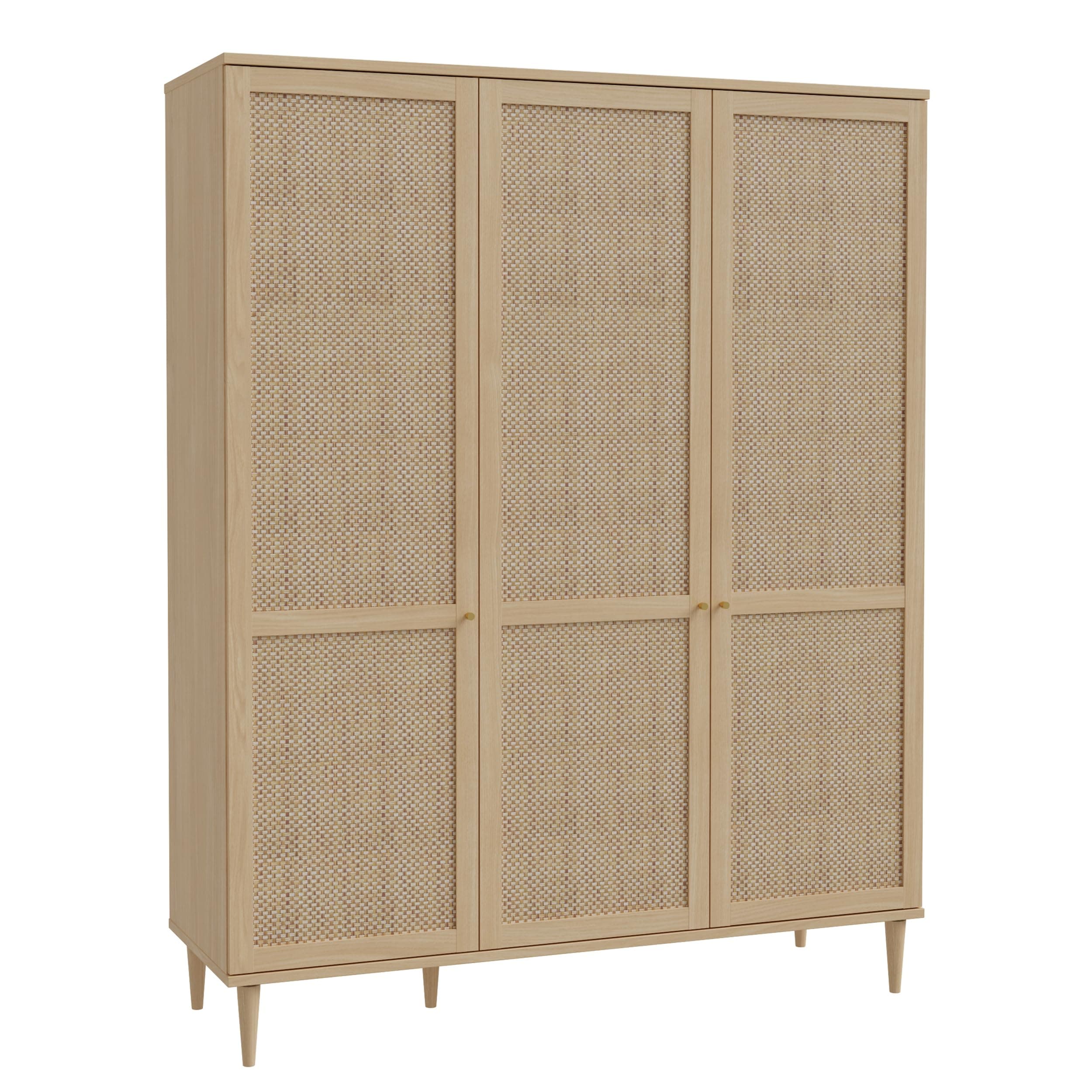 🌟 Angebot: FORTE CALASETTA Schrank 165 im Boho Stil mit 3 Türen