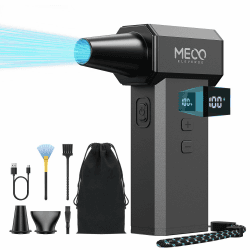 MECO ELEVERDE Elektrische Staubgebläse mit 220.000 U/min und LED-Display 🌪️