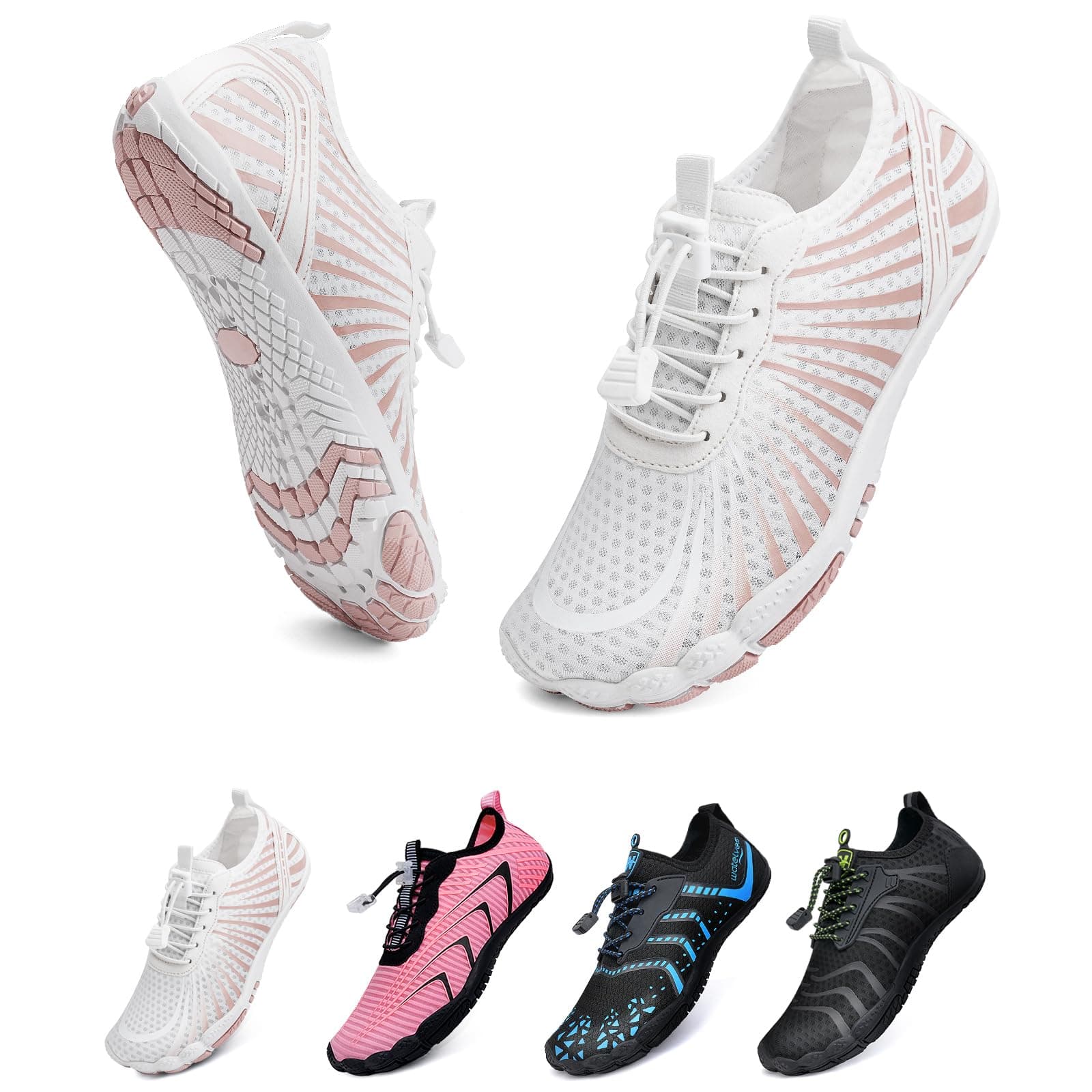 👣 WateLves Unisex Barfußschuhe | Damen Herren Wasserschuhe Badeschuhe