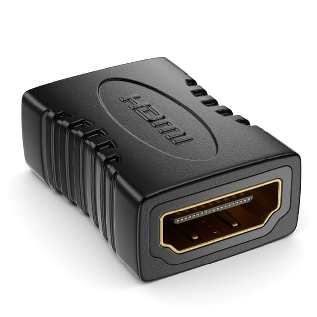 🔌 deleyCON HDMI Kupplung (HDMI Buchse auf HDMI Buchse) HDMI Verlängerung Verbinder FullHD 4K HDR ARC für TV Monitor Beamer PC Laptop Notebook PS4 PS5 Xbox, 1 Stück