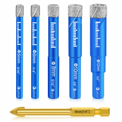 🔥 Lytool Fliesenbohrer Diamantbohrer Glasbohrer Set 5 tlg. 🔥