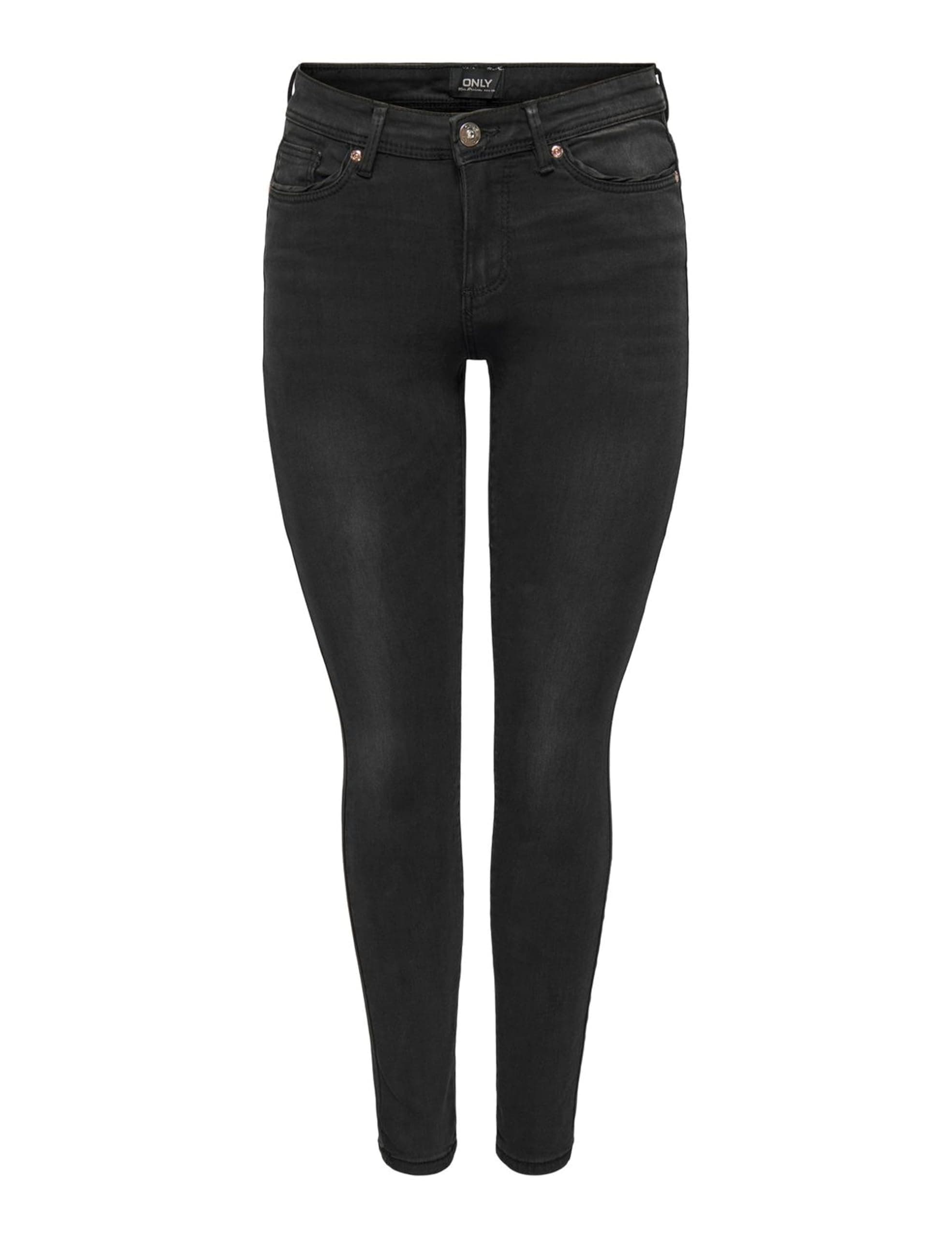👖 Damen Skinny Jeans ONLWAUW Mittlere Taille Skinny Fit Jeans M / 32L Washed Black 🖤