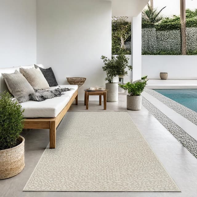 Angebot: Teppich Kansas - robuster In- und Outdoor Teppich im Jute-Look 🌿