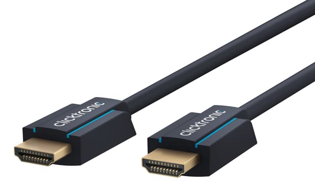 🔥 Clicktronic Premium High Speed HDMI auf HDMI Kabel 2.0 mit Ethernet - 4K 60 Hz Ultra HD 18Gbps 🔥