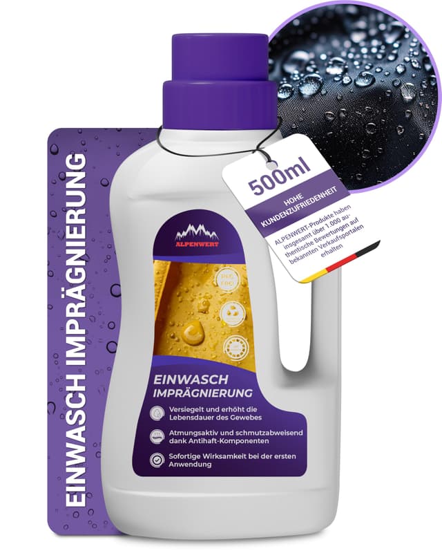 ALPENWERT® Imprägnierwaschmittel für Outdoor Bekleidung 🏞️