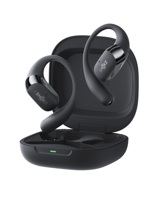 🎧 SHOKZ OpenFit 2+ Neu Open-Ear-Kopfhörer mit Dolby Audio Schwarz