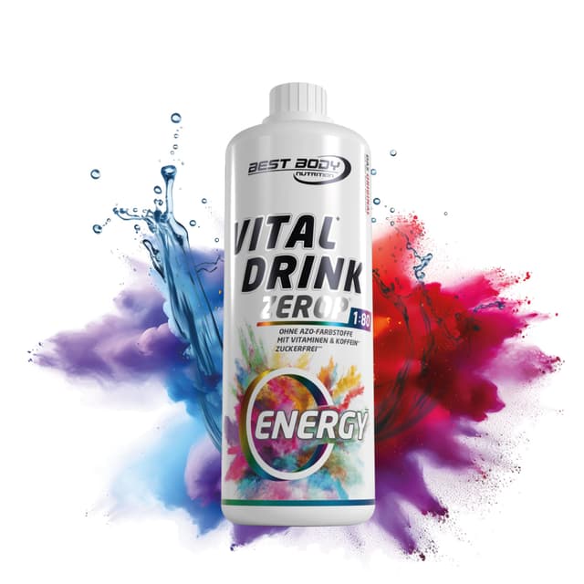Angebot: Best Body Nutrition Vital Drink ZEROP® - Energy mit 60 mg Koffein 🚀🍹