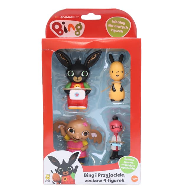 🌟 Mega Deal! Bing Molly Sula Flop 4pak, Figur 3692