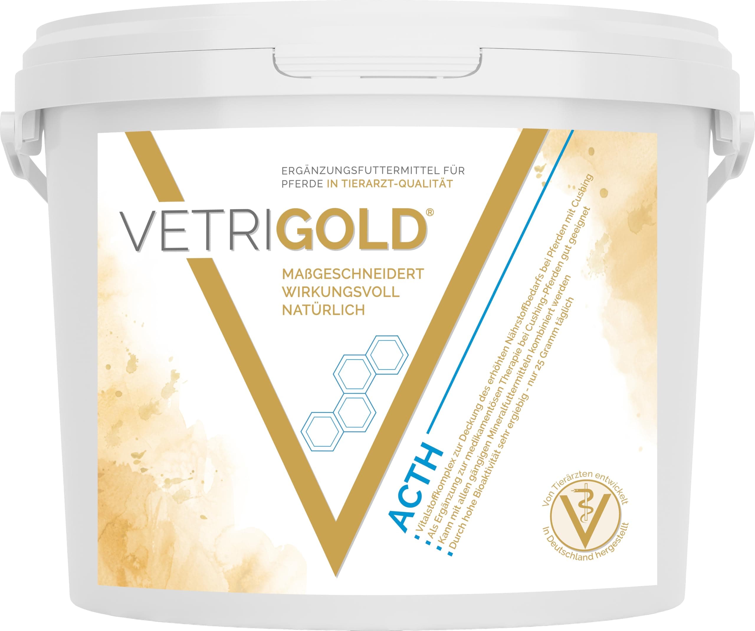 VETRIGOLD ACTH (1,5 kg Pellet) - Mineralfutter für Pferde mit Cushing - PPID 🐴
